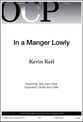 In a Manger Lowly Two-Part choral sheet music cover